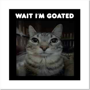 Wait I'm Goated Posters and Art